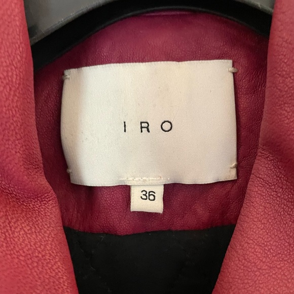 IRO Han leather jacket (size 36) - Picture 5 of 5